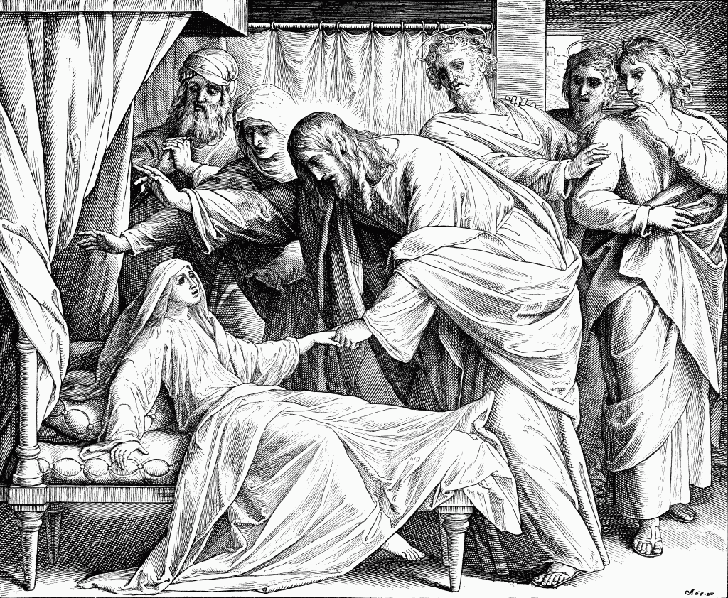 Юлиус Шнорр фон Карольсфельд. Воскрешение дочери Иаира.