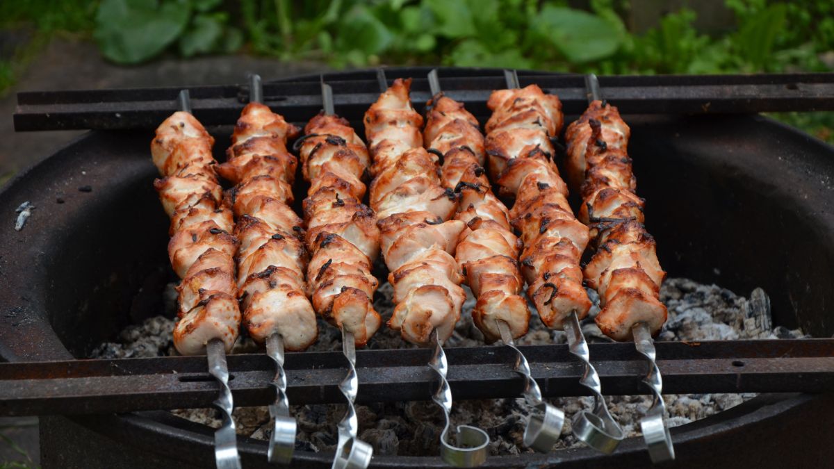Мясной шашлык