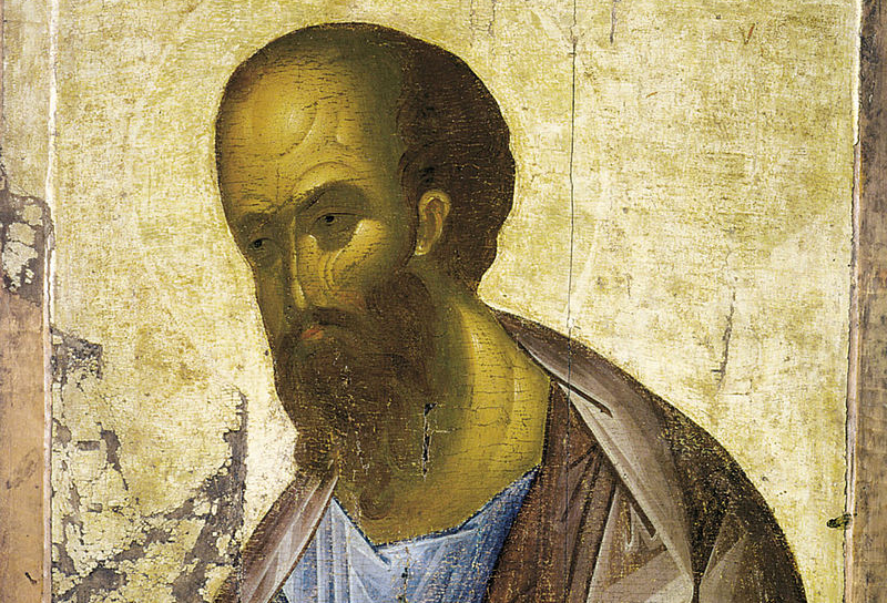 Андрей Рублев. Апостол Павел, 1410