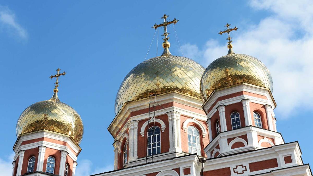 Купола православного храма