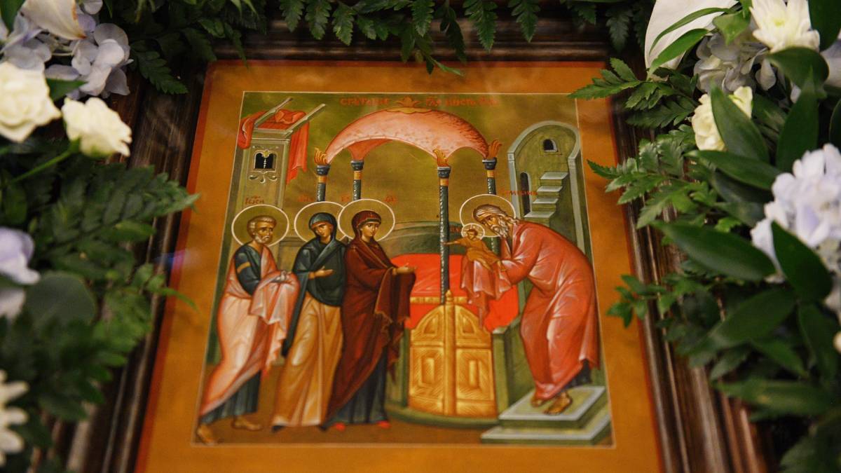 Икона Сретение Господне