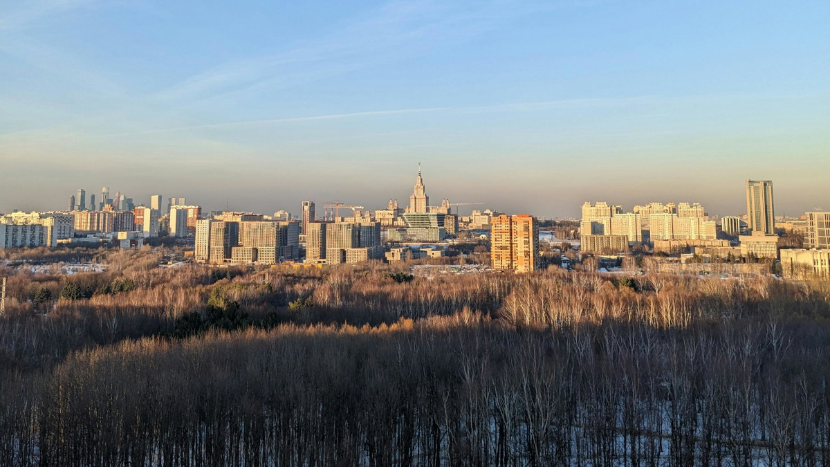 Зимнее утро в Москве