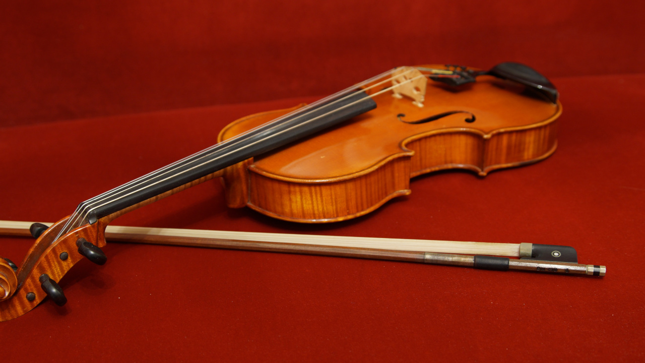 Скрипка со смычком