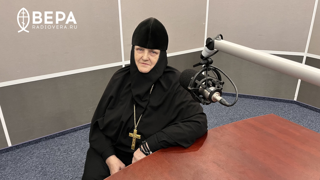 Игумения Вера (Ионова) в студии Радио ВЕРА