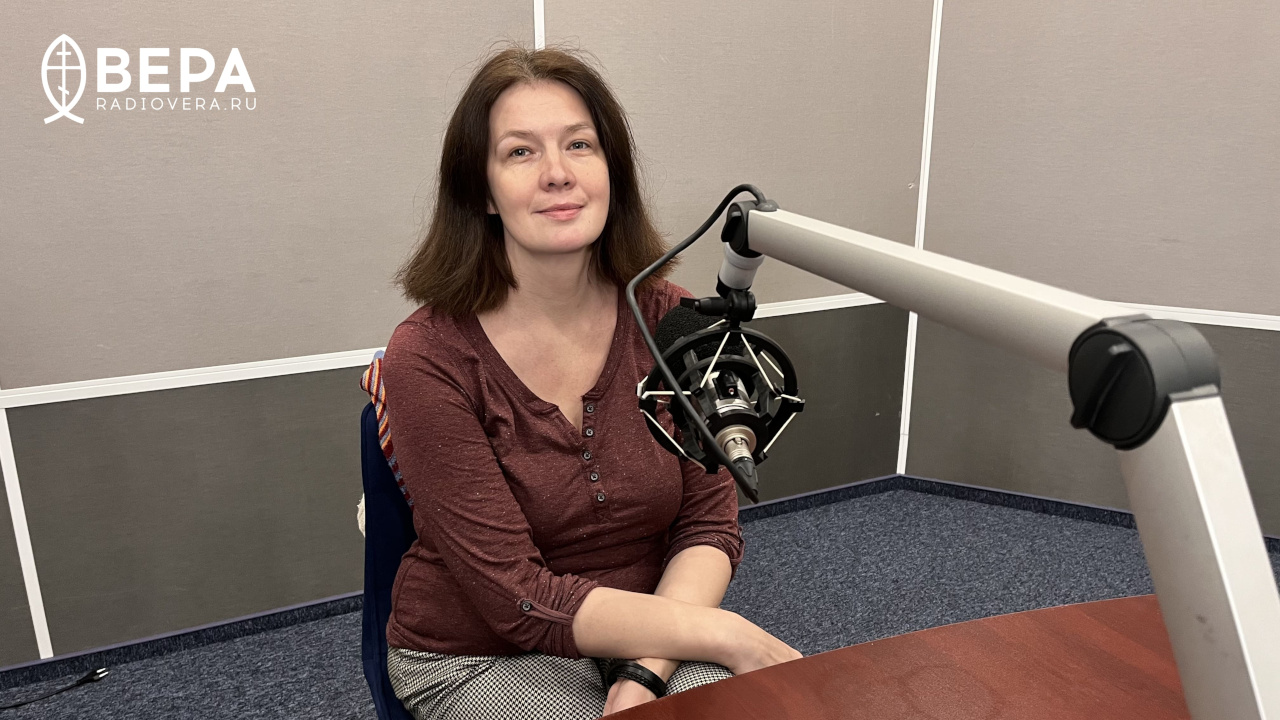 Мария Савельева в студии Радио ВЕРА