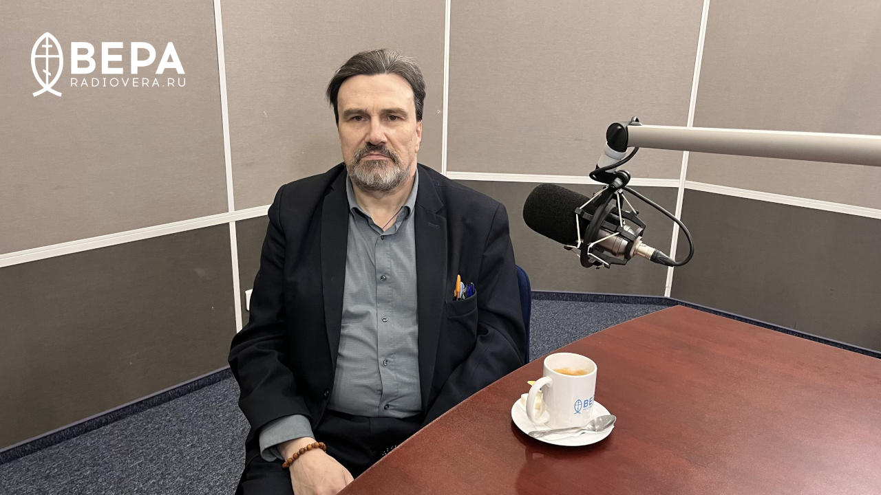 Сергей Поляков в студии Радио ВЕРА